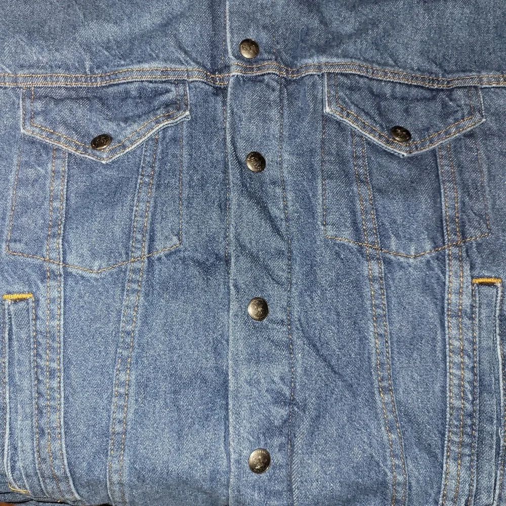 NRA Gear Blue Denim Trucker Jacket Adult‎ Size Medium Concealed Carry USA Made